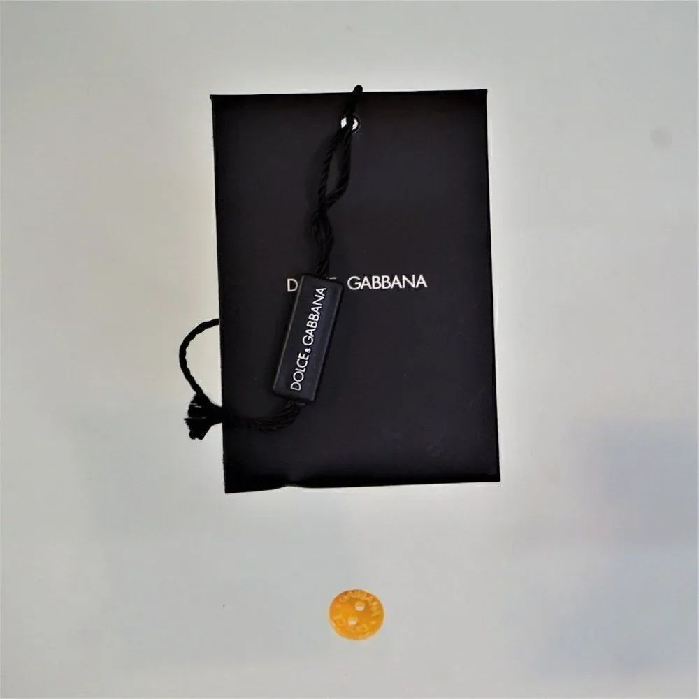 Dolce And Gabbana Replacement Button 2 Hole Pearlescent Yellow